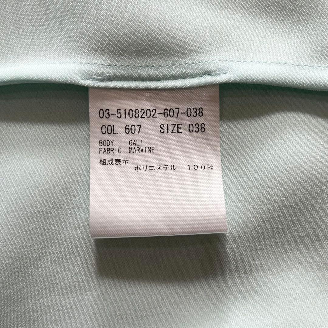 美品 セオリーリュクス 25SS ギャザー ストレッチ ウォッシャブル ブラウス