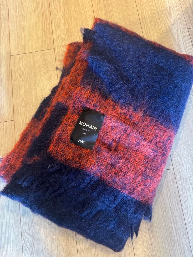 HAY モヘアブランケット