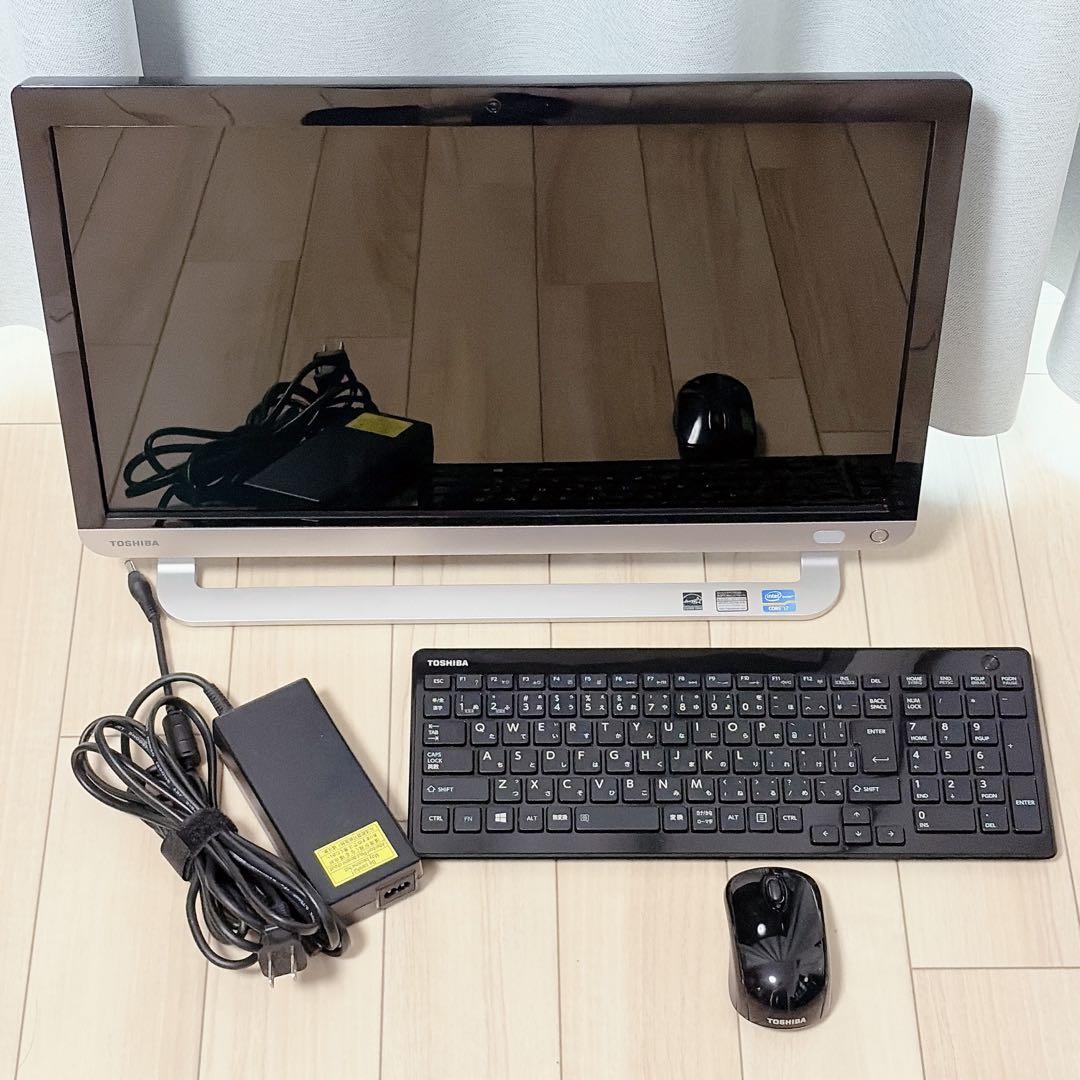 TOSHIBA オールインワン デスクトップPC キーボード・マウス付き
