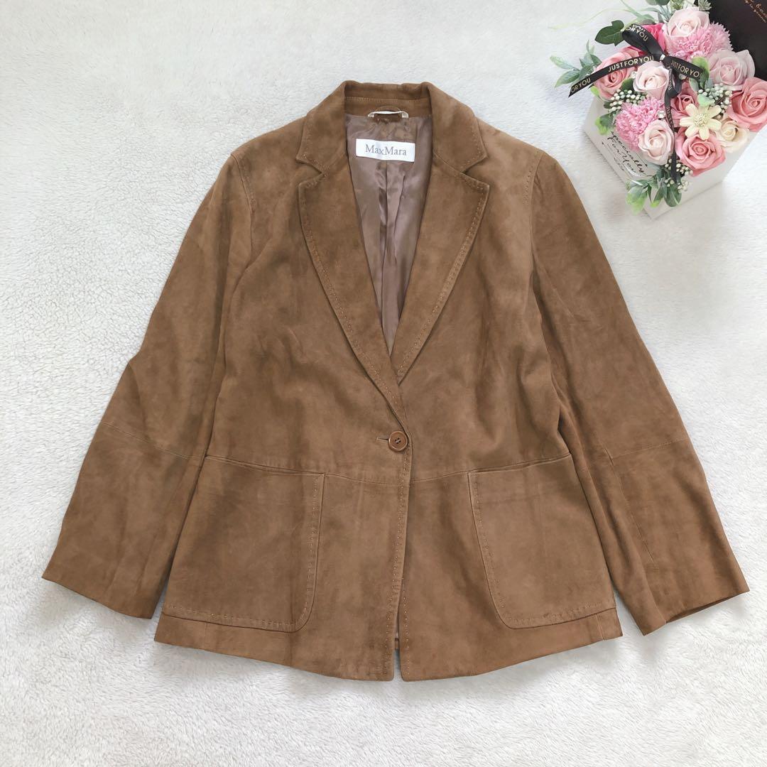 マックスマーラ テーラードジャケット キャメル アウター シンプル ベーシック
