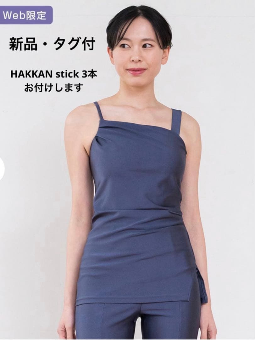 SUKALA✴︎シャインストレッチアシンメトリーチュニック ハッカンスティック3本