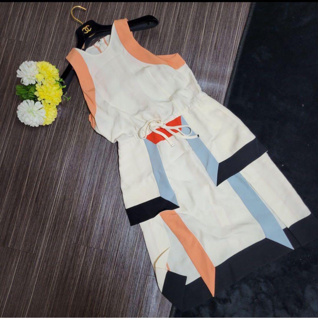 Aya❤️です。 フェンディ　カラフル　ノースリーブ　ワンピース