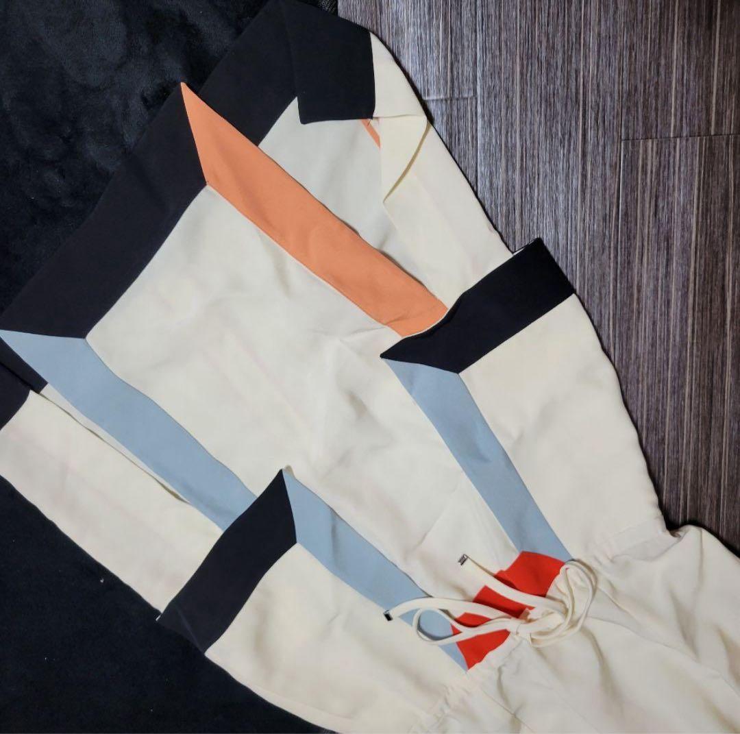 Aya❤️です。 フェンディ　カラフル　ノースリーブ　ワンピース