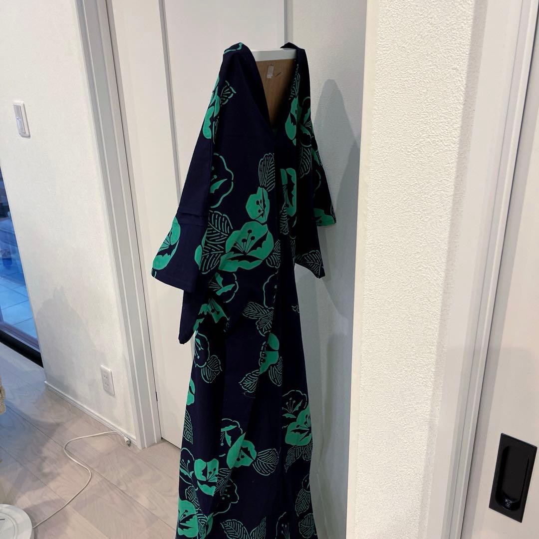 浴衣リメイク　着物リメイク　カフタン風ワンピ　チュニック