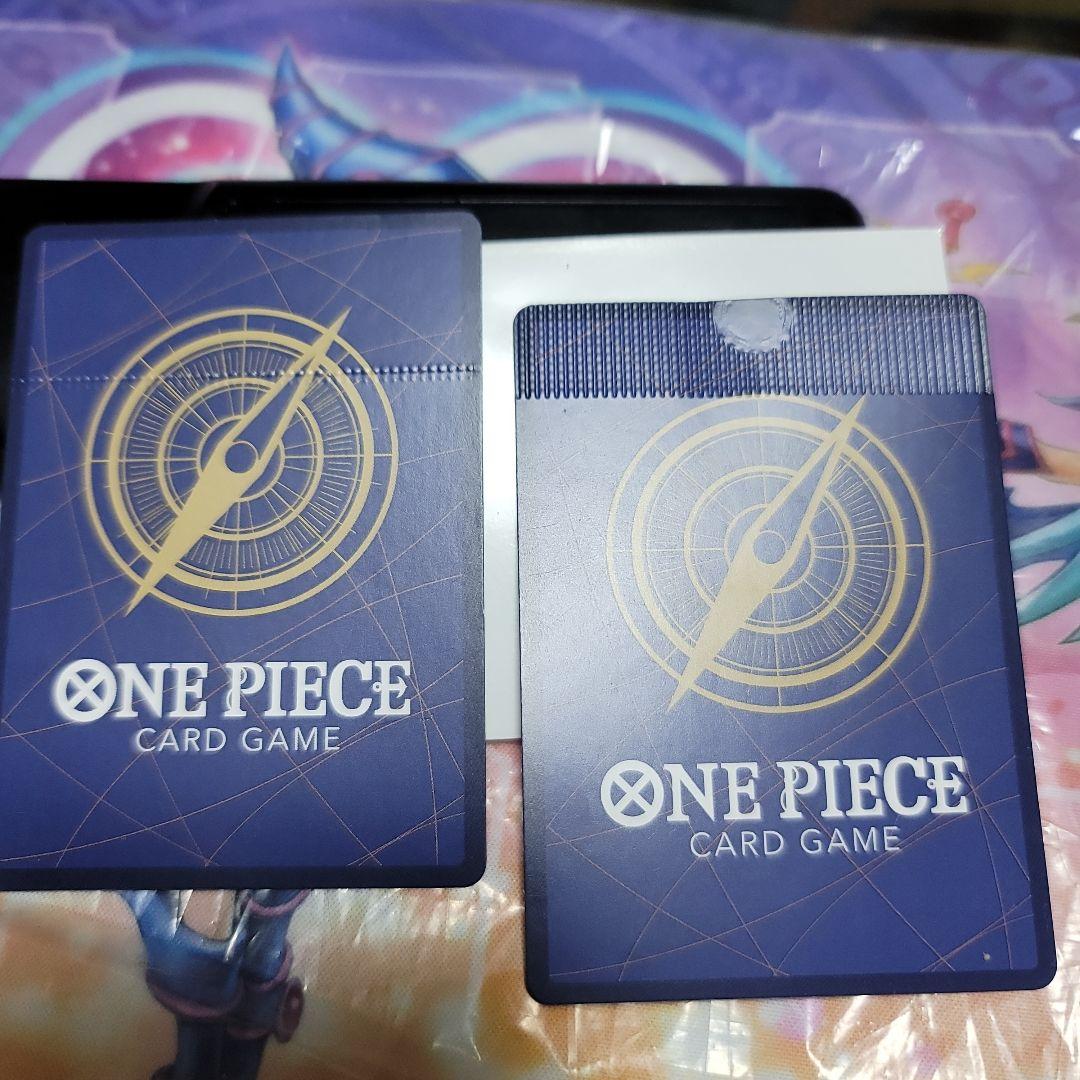 ワンピースカード　プレス跡　エラーカード　出品物はメルカリではおそらくこれだけ