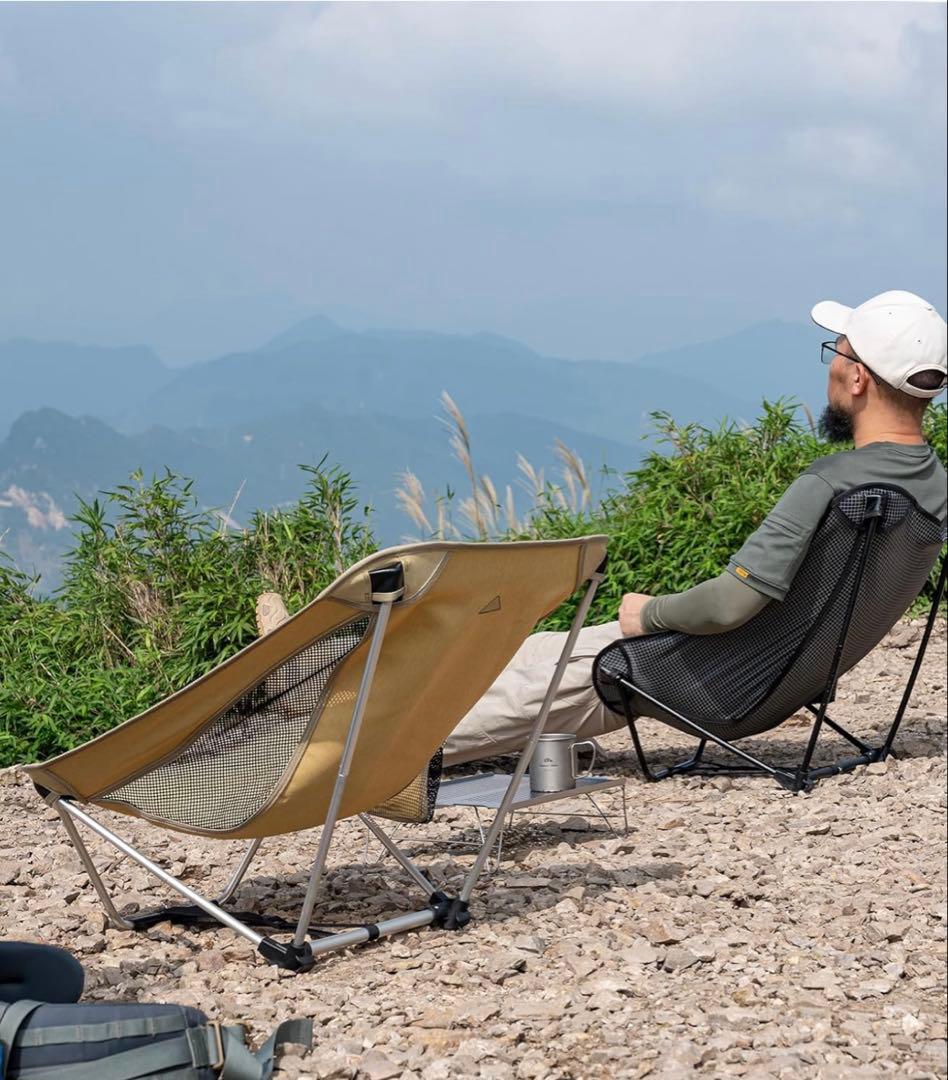 新品2個セット‼️iClimb✨ローチェア　超軽量 収納バッグ　耐荷重120kg