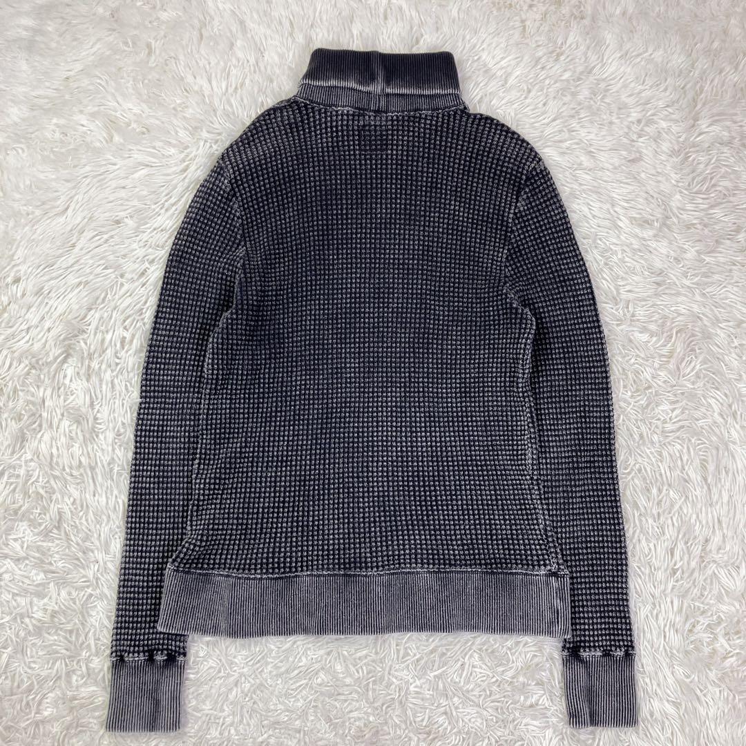 名作PORTER CLASSICフレンチサーマルニット ハイネック ワッフルXL