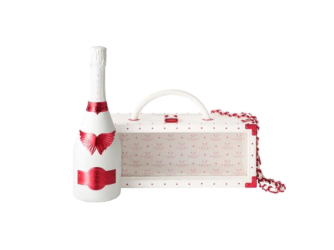 ANGEL champagne NV holiday 赤 レザー