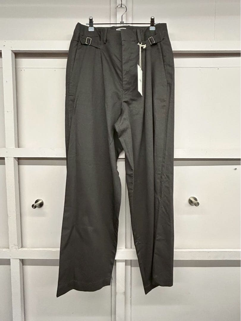 【新品未使用】RAKINES コットンリネンスラックスサイズ2 定価¥42900