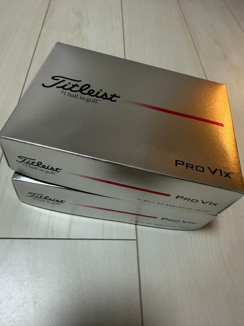 新品未使用2025Titleist Pro V1x ゴルフボール 2ダース