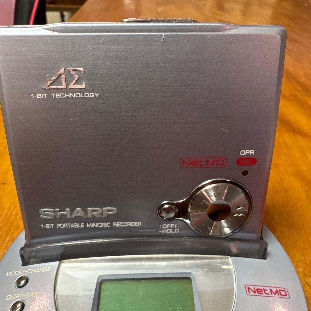 SHARP NetMD MDプレイヤー IM-DR80-S 動作未確認