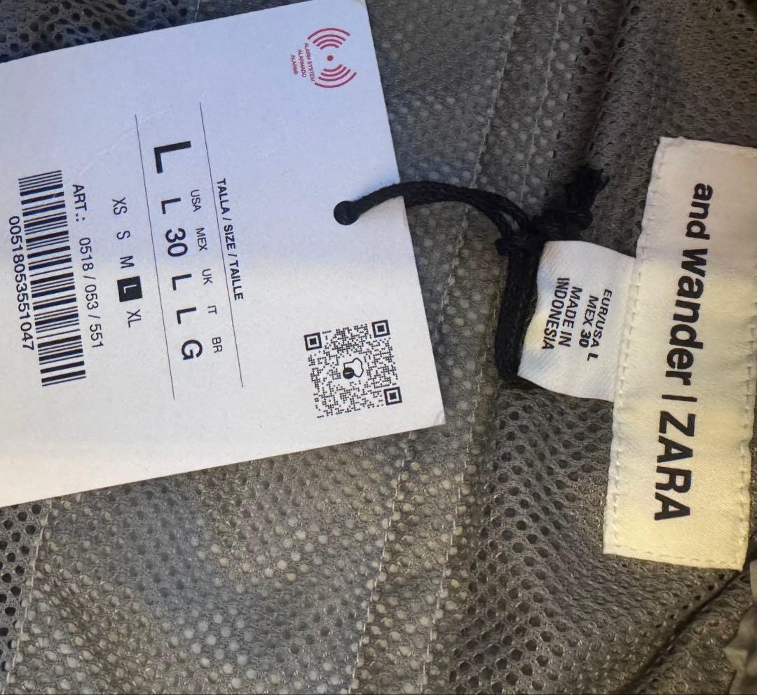 and wander | ZARA ワイドパンツ