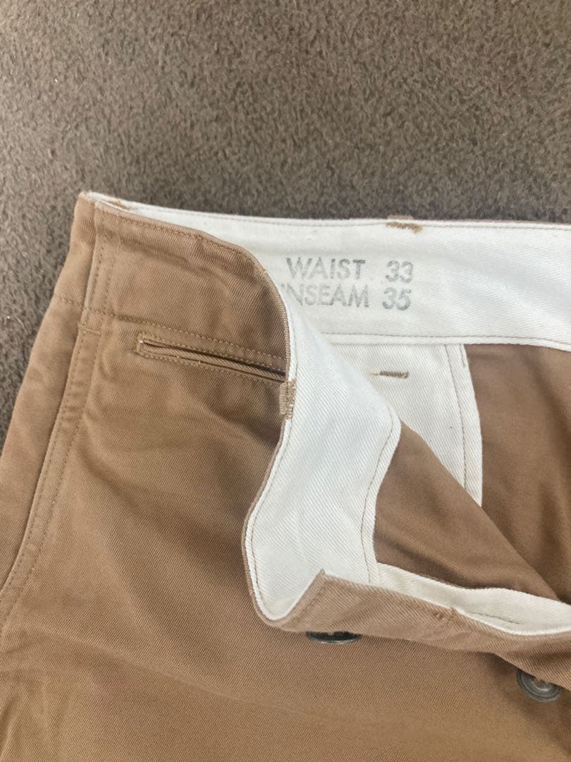 Buzz Rickson's チノパン　55-T-10280 1945 W33