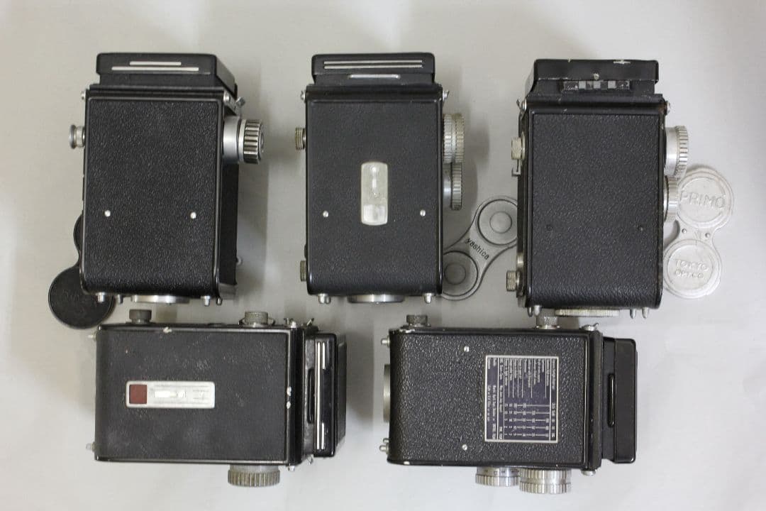 二眼レフ ５台 ジャンク品 RICOHFLEX PRIMO YASHICA 等