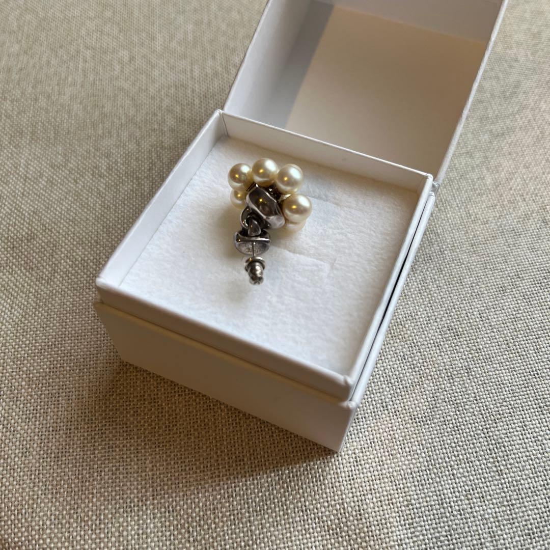 e.m. パール 片耳ピアス