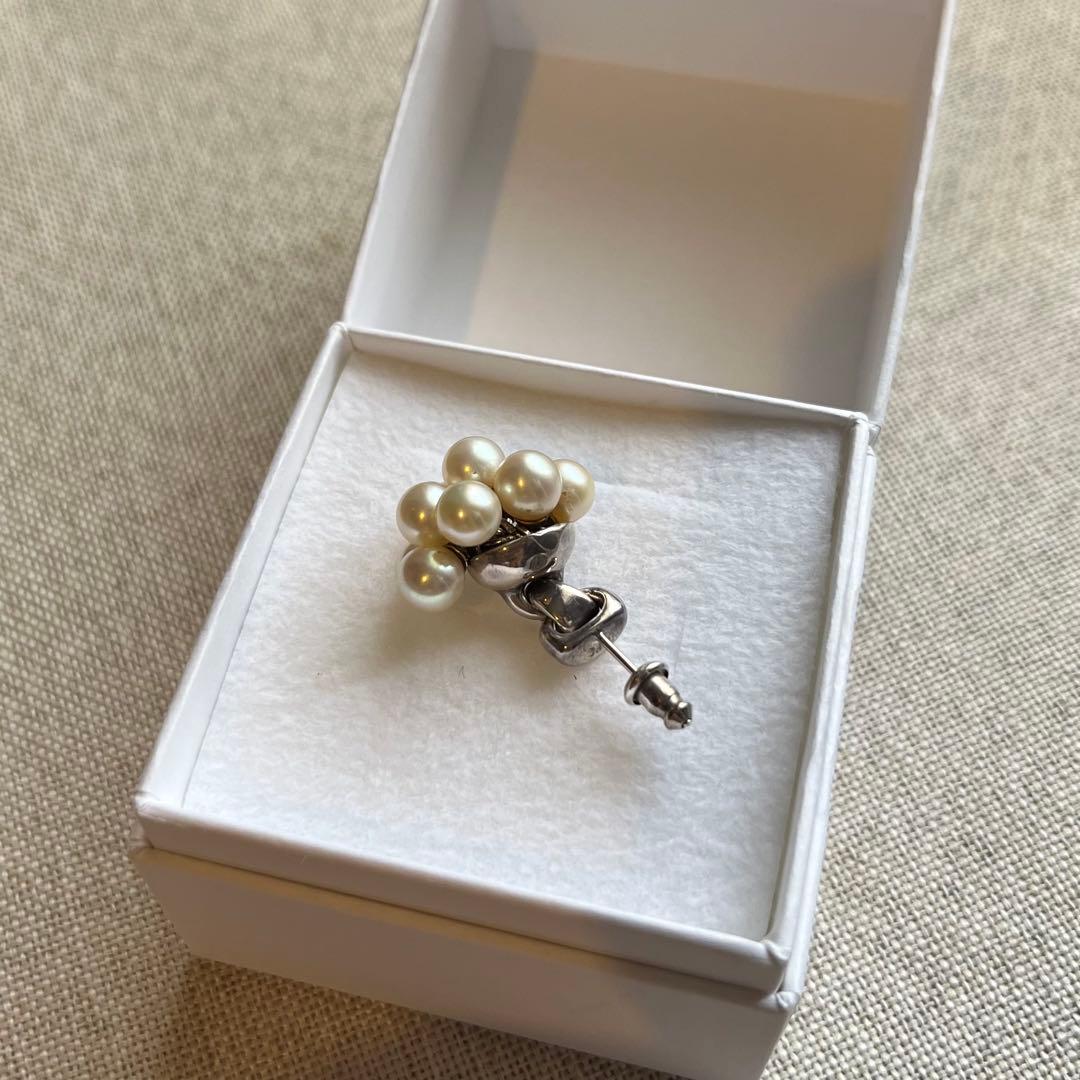 e.m. パール 片耳ピアス