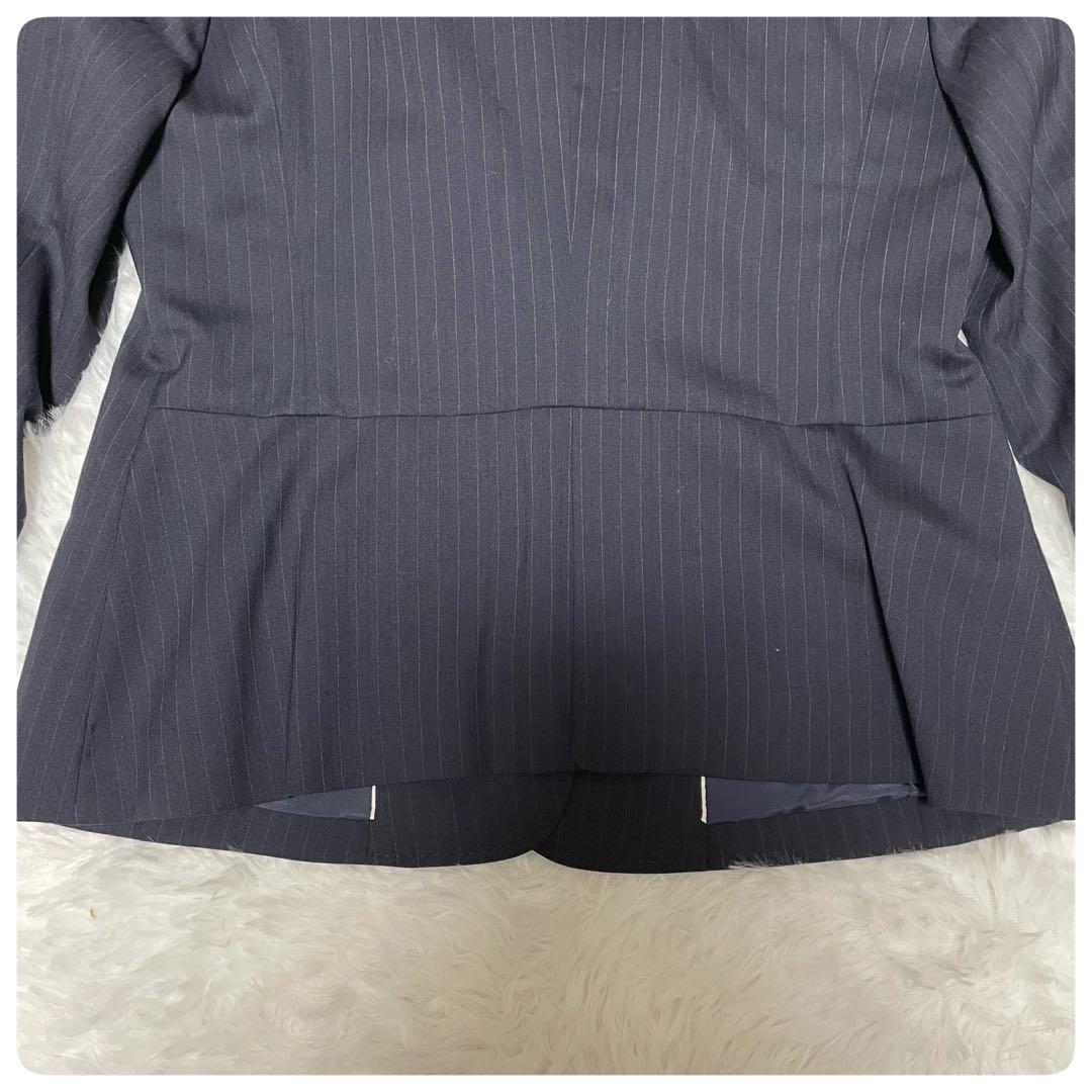 新品タグ付【n♥line 】佐々木希 セットアップ シルク混13〜15ストライプ