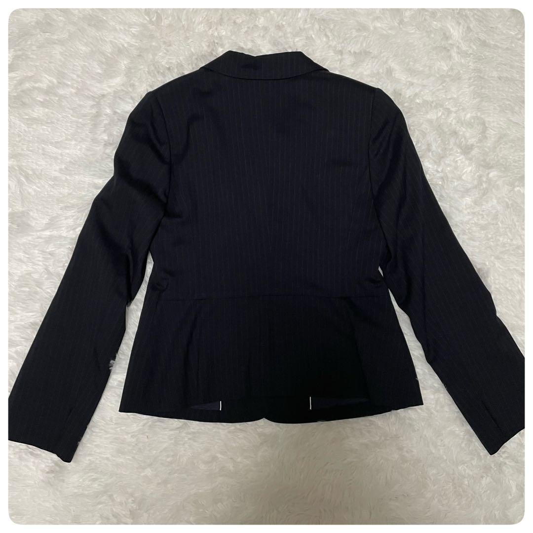 新品タグ付【n♥line 】佐々木希 セットアップ シルク混13〜15ストライプ