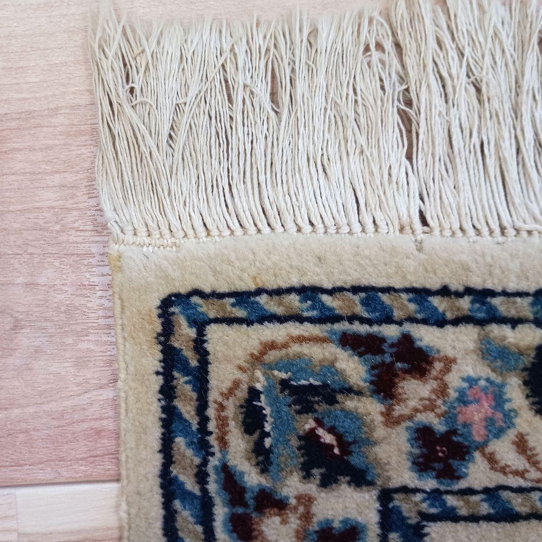 GHR Y2667 高級ペルシャ絨毯 ナイン産 ウール 大判