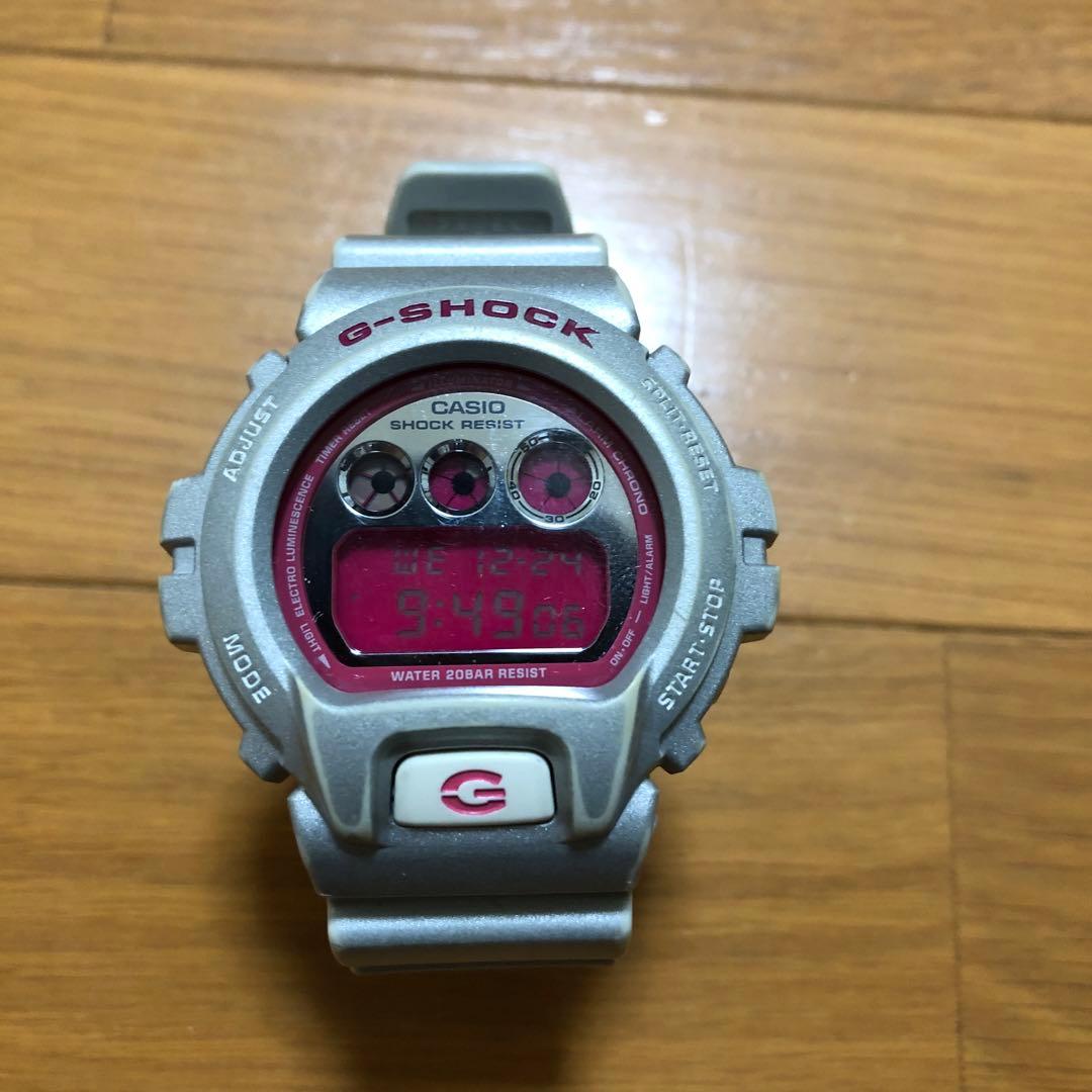 CASIO Gショック DW-6900CB ピンクシルバークレイジーカラー