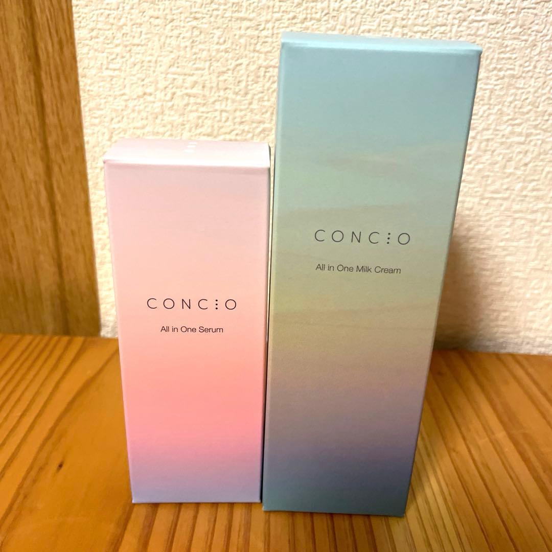 CONCIOオールインワンセラム、クリーム
