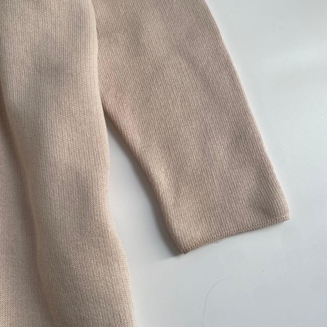 ドゥーズィエムクラス Twins cottonショートガウン コットン ベージュ