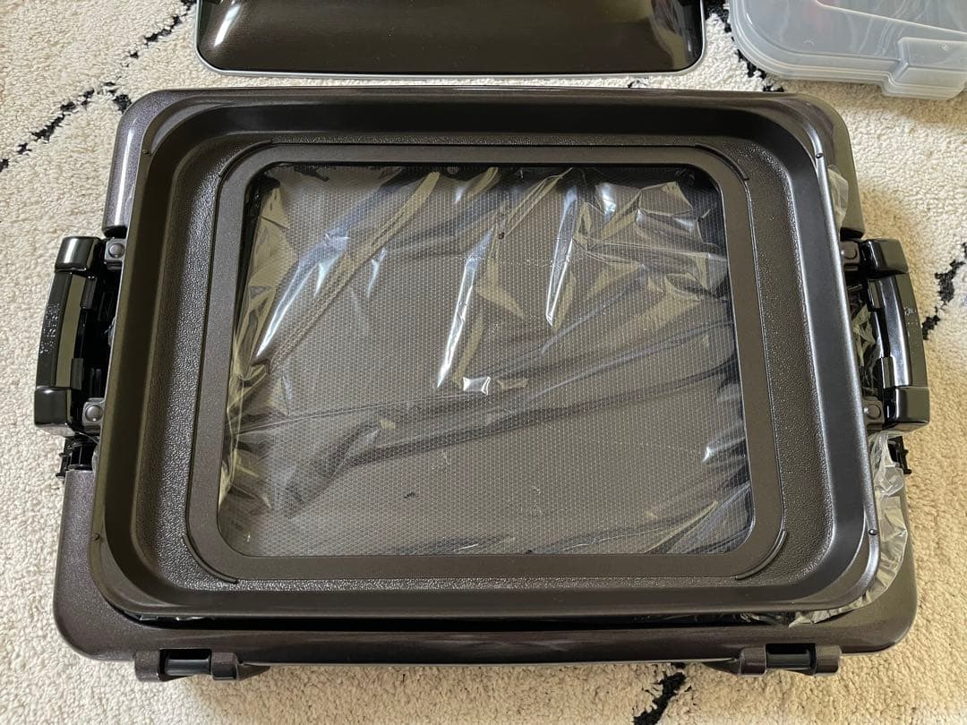 黒 tiger ホットプレート 取扱説明書付き たこ焼き器付き