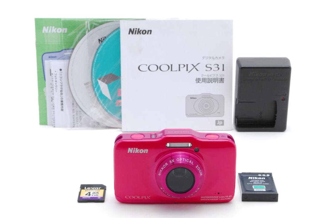 Nikon COOLPIX S31 ピンク 動作確認済み