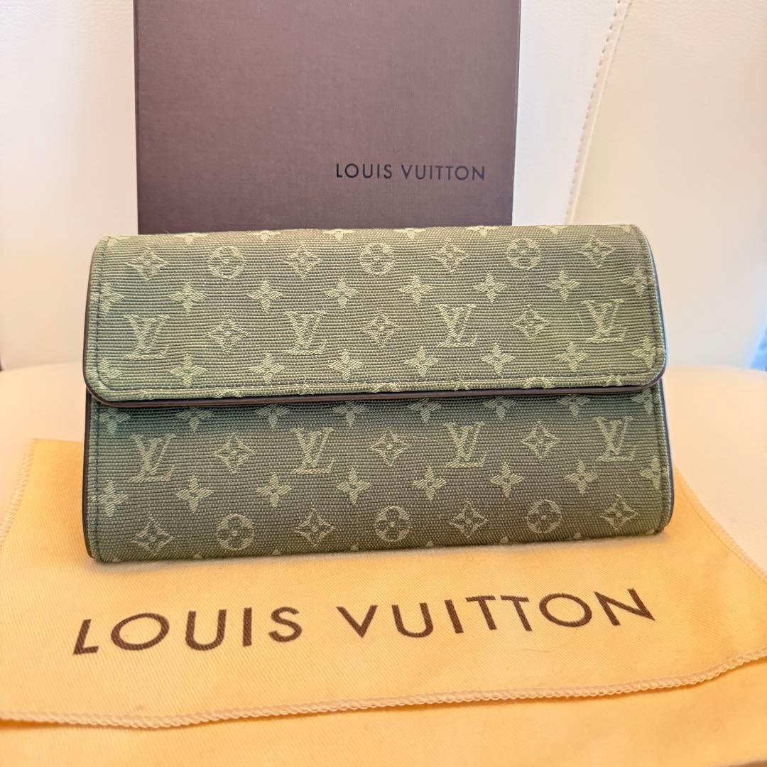 未使用品！生地に一部色褪せあるため激安！ルイヴィトン モノグラムミニ 長財布