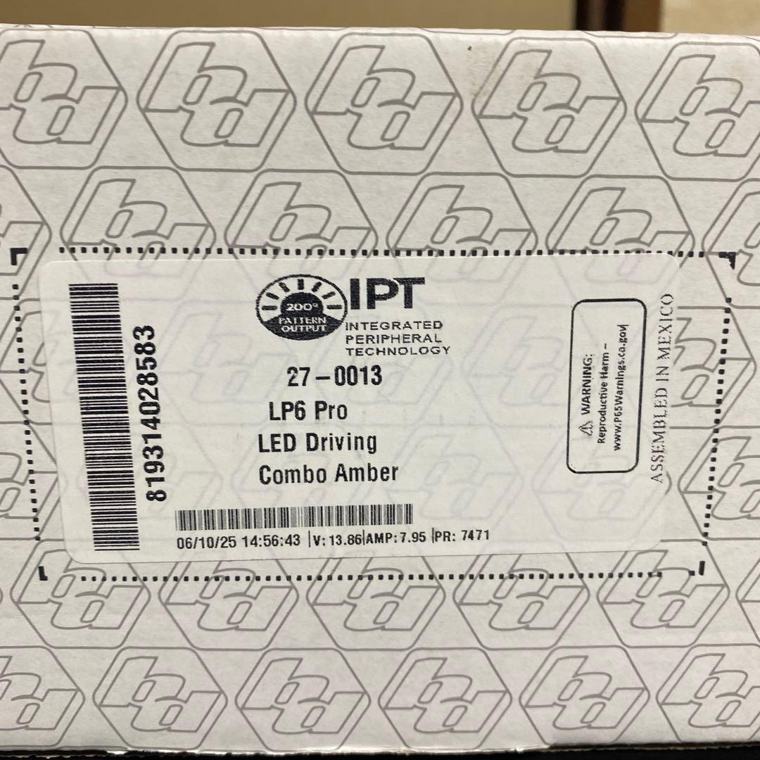 バハデザイン LP6 Pro LED ライト アンバー