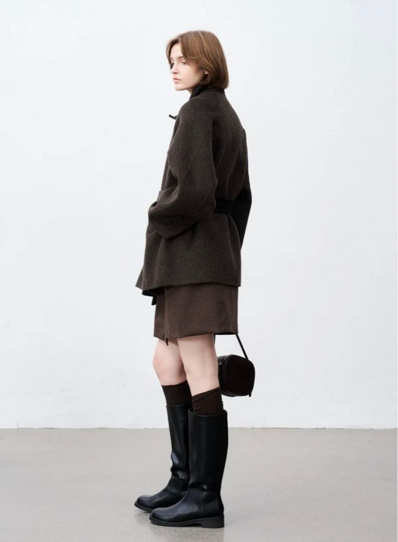 【新品】TAGEECHITA JAPAN フェザーウールミドルコート