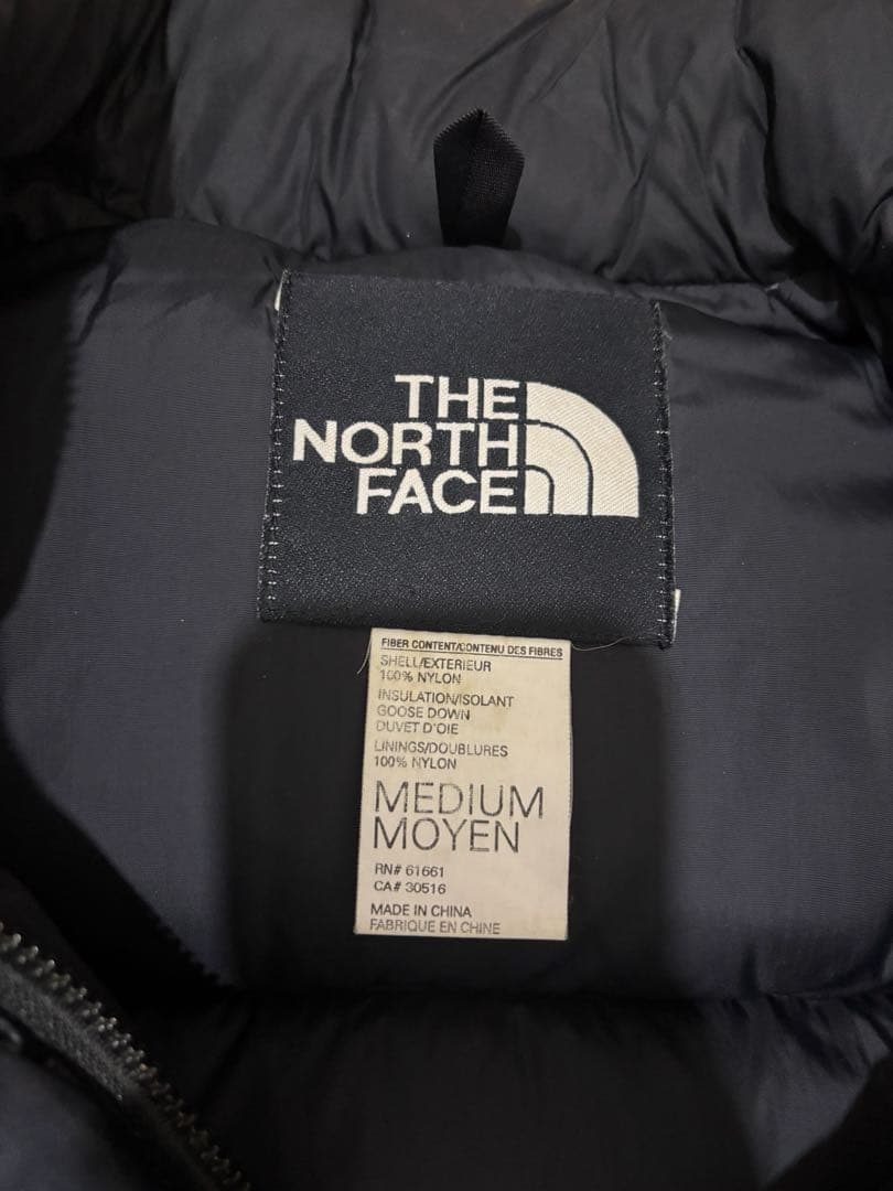 90s The North Face ダウンジャケット ヌプシ ノースフェイス黒