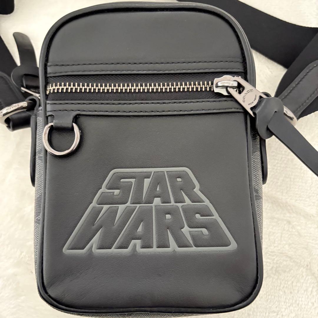 訳あり COACH STAR WARS コラボ ショルダーバッグ ブラック 美品