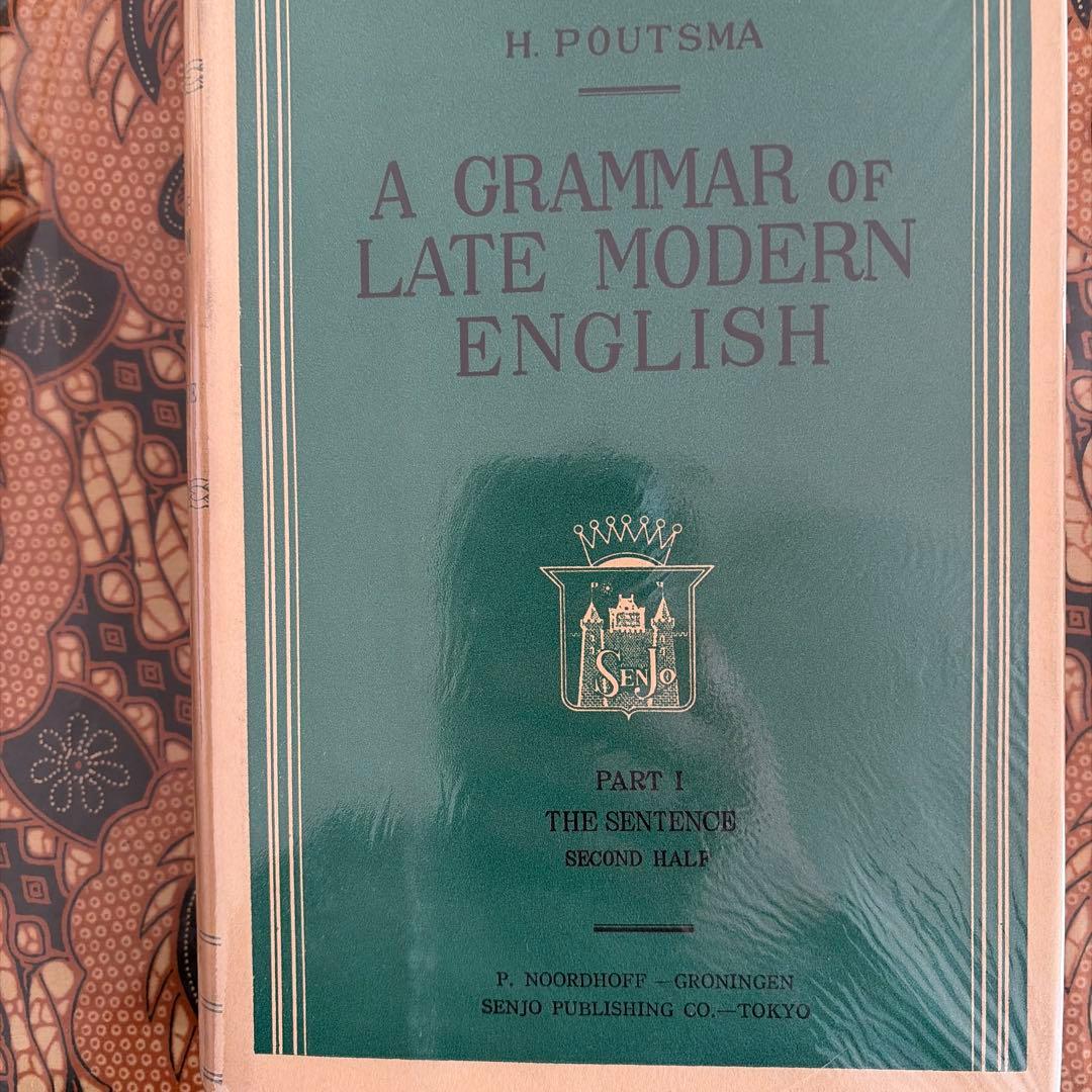 洋書 A GRAMMAR of LATE MODERN ENGLISH
