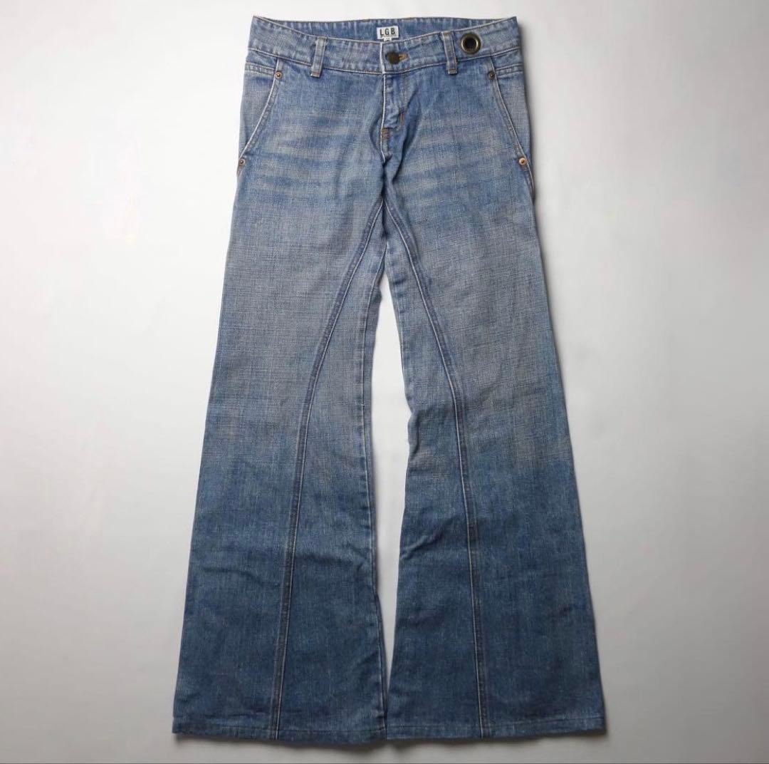 パンツ 00s L.G.B. Buggy Fade Flared Denim Pants