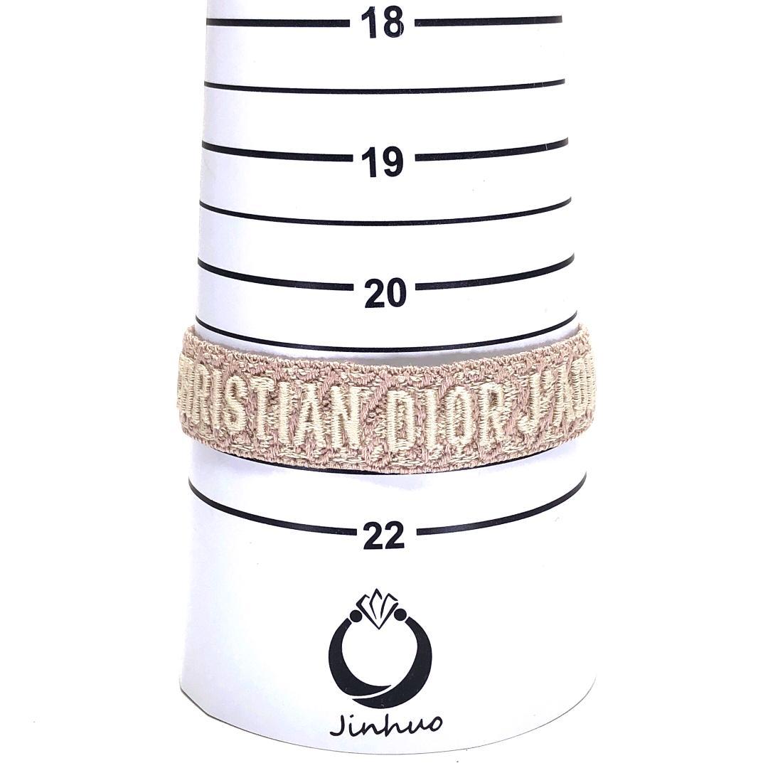 【美品】クリスチャンディオール／ミサンガ ブレスレット ピンク 2本セット