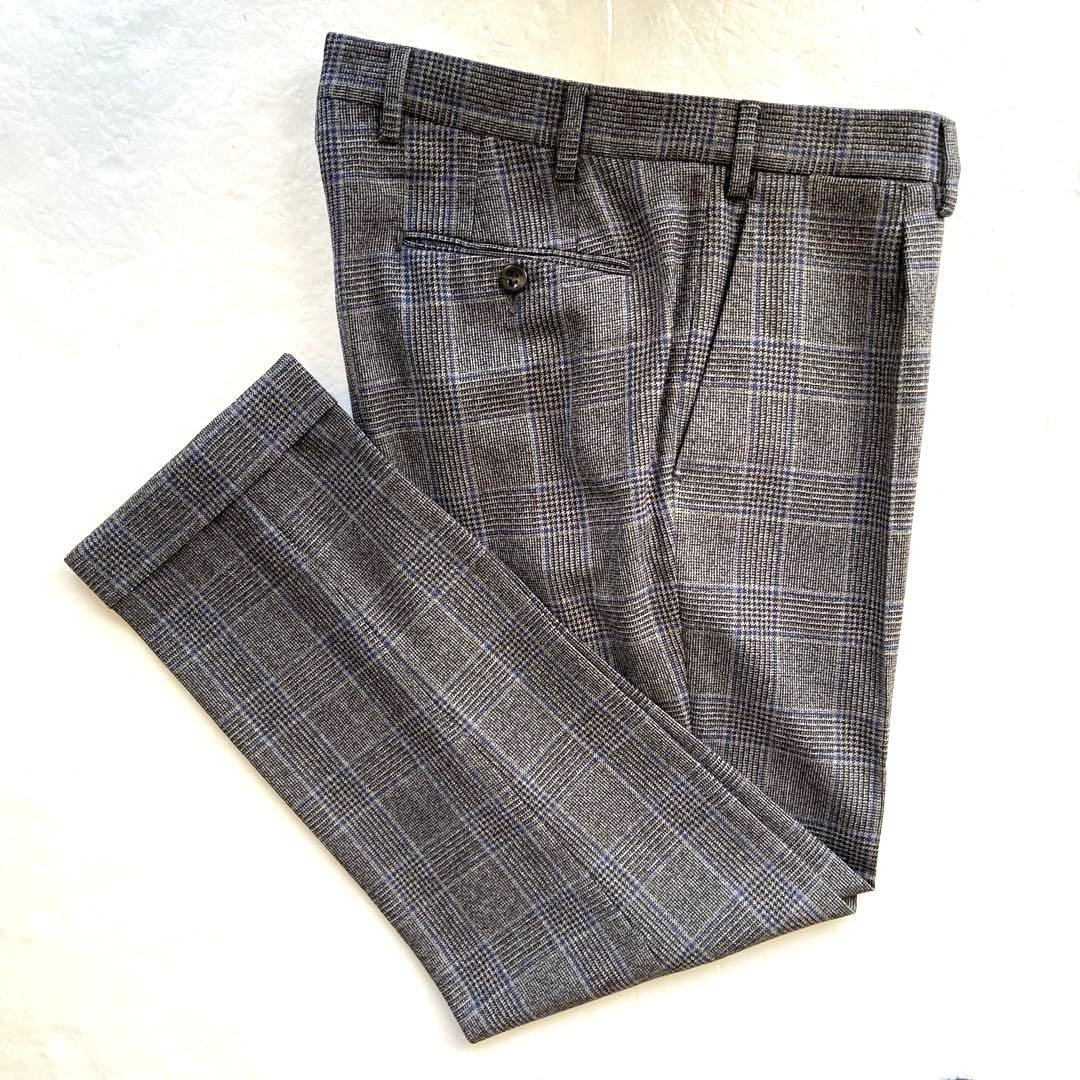 極美品　秋冬　GERMANOジェルマーノ　1プリーツスラックス　ジャケパン