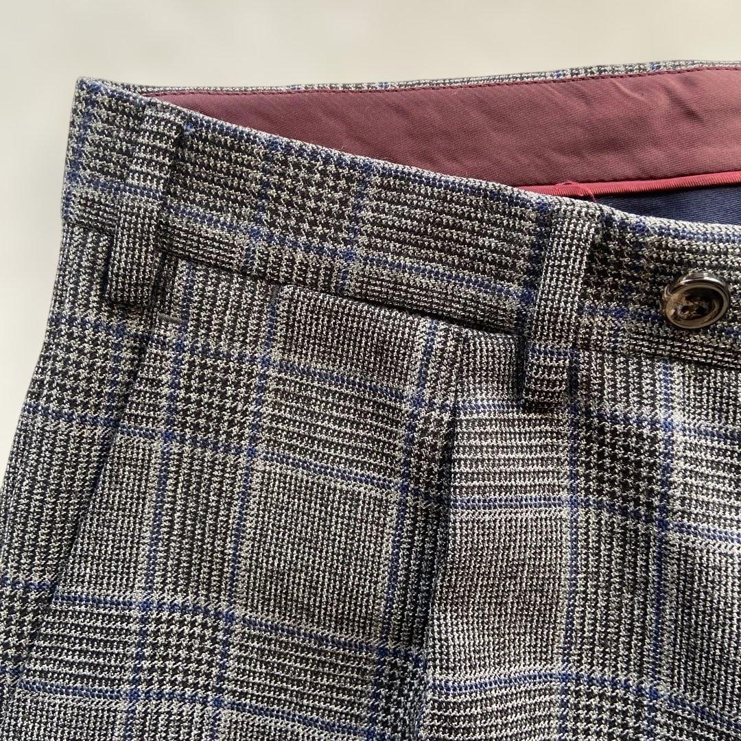 極美品　秋冬　GERMANOジェルマーノ　1プリーツスラックス　ジャケパン