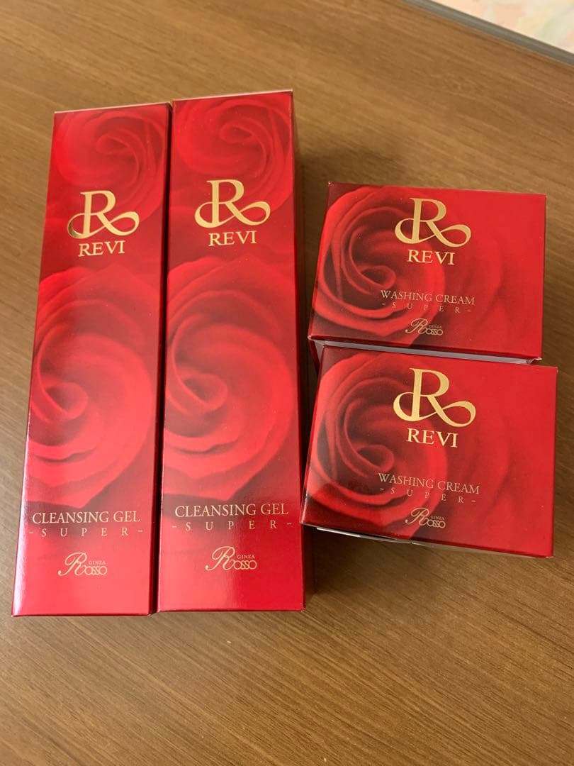 REVI化粧品クレンジングジェル2本&ウォッシングクリーム２個セット