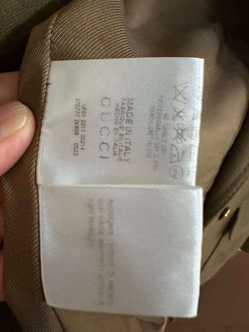 GUCCI ベージュ テーラードジャケット 42