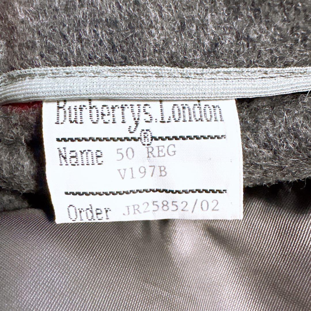 Burberry's イングランド製　ダッフルコート　チェック　大きいサイズ