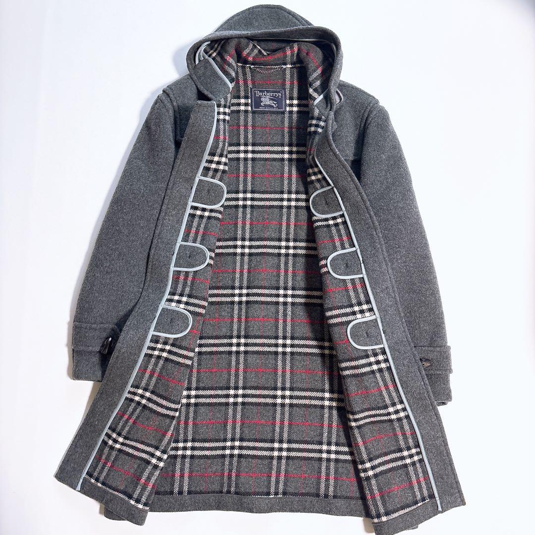 Burberry's イングランド製　ダッフルコート　チェック　大きいサイズ