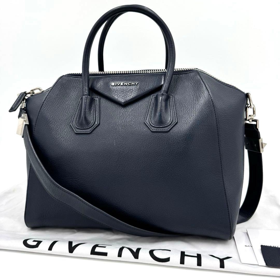 美品 GIVENCHY ジバンシー アンティゴナS レザー 2way バッグ