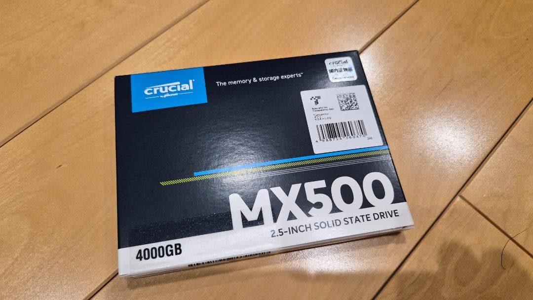 [新品・未開封]Crucial MX500 4000GB 2.5インチSSD