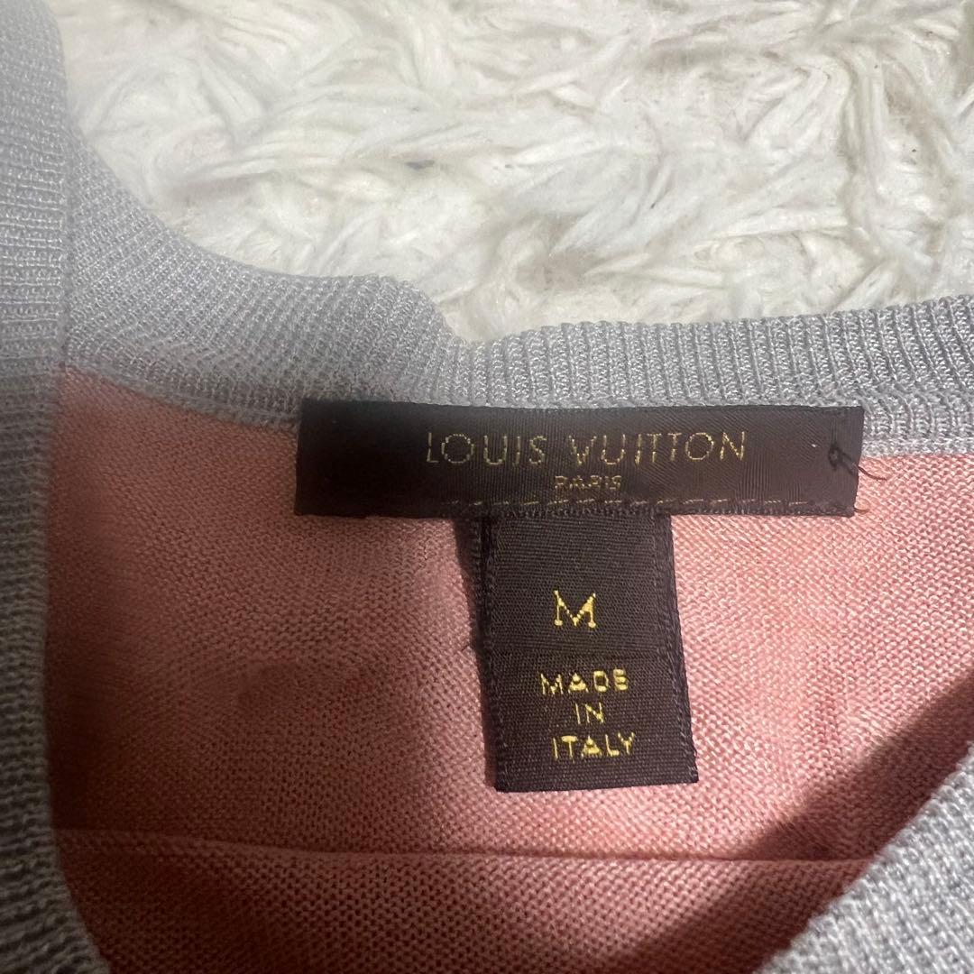 【希少】LOUIS VUITTON ルイヴィトン　カットソー　ピンク　グレー