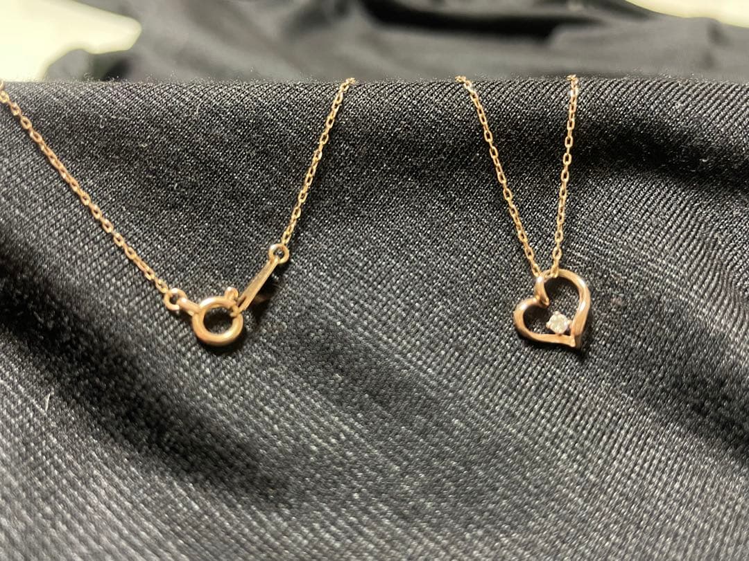 tsutsumi ピンクゴールド・ダイヤモンドネックレス