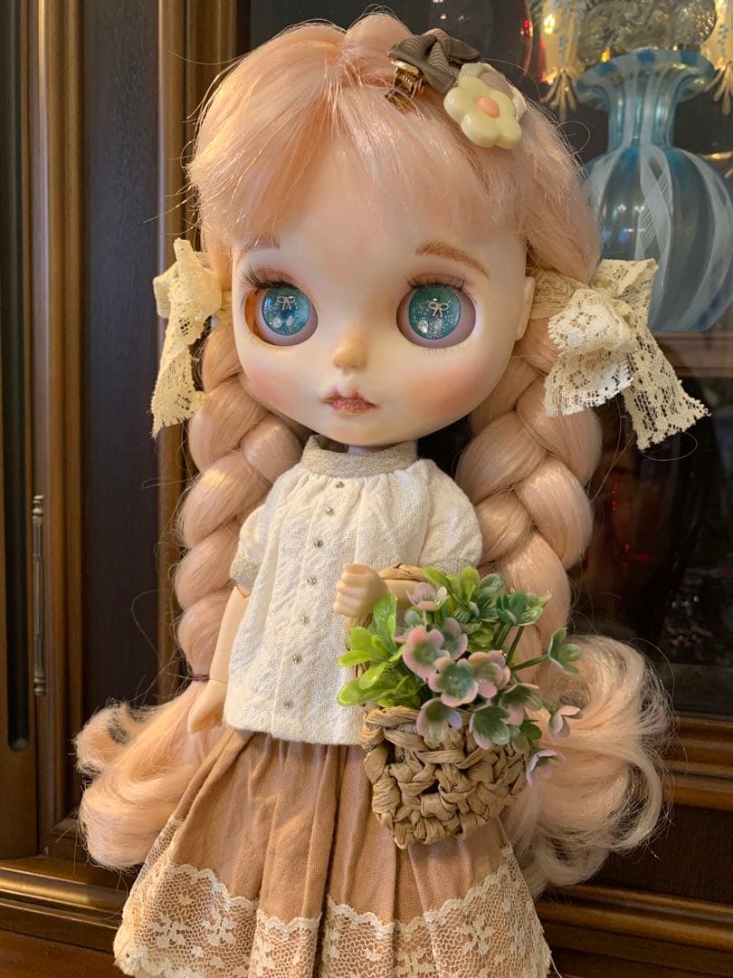 カスタム アイシードール アウトフィット 小物付き❤ピンクの可愛い子❤