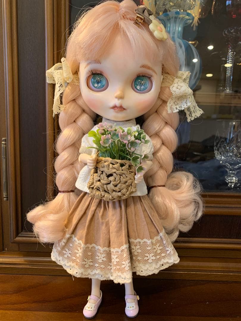 カスタム アイシードール アウトフィット 小物付き❤ピンクの可愛い子❤