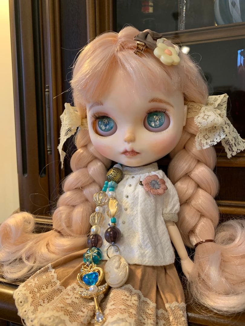 カスタム アイシードール アウトフィット 小物付き❤ピンクの可愛い子❤