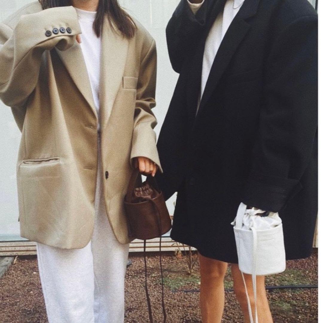 the frankie shop blazer ブラック　XS